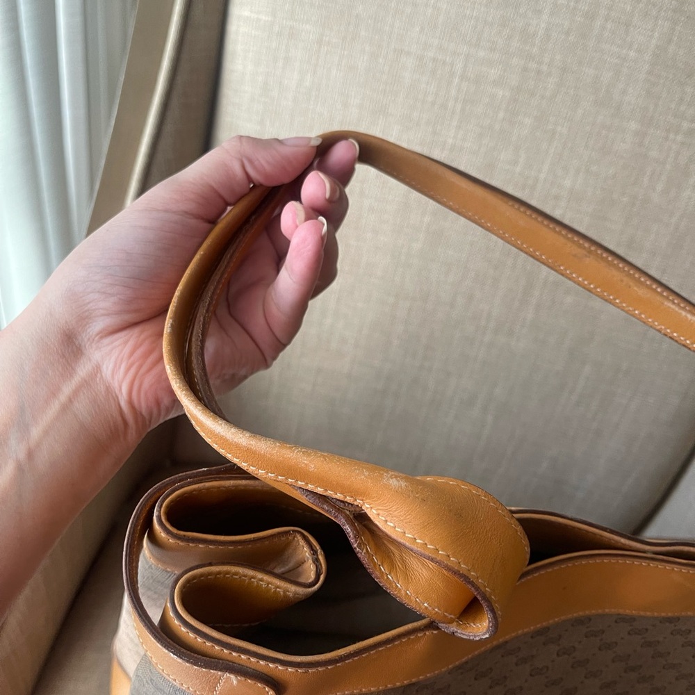 100% Authentic Gucci vintage GG canvas large tote bag 002.123.0138 (PP5) - Picture 14 of 16